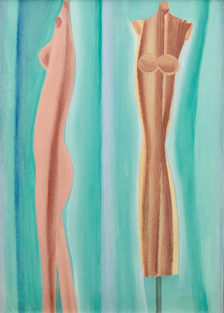 Uniek schilderij van Gilbert Swimberghe – ca. 1957–1958, Antiek en Kunst, Ophalen