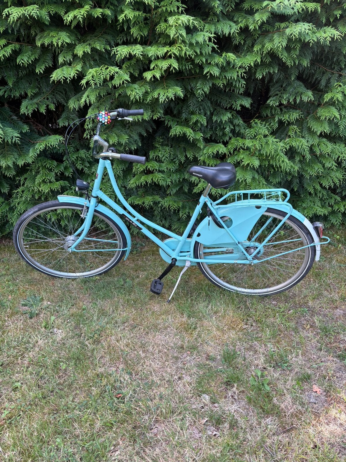 Damesfiets muntgroen 28 inch, Fietsen en Brommers, Fietsen | Dames | Omafietsen, Ophalen, Zo goed als nieuw, Terugtraprem