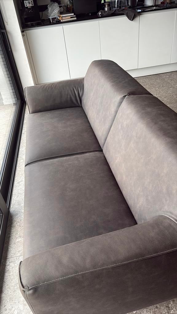 Grijze zetel 2,5 zit Xooon, Ophalen, Kunststof, Overige maten, 150 tot 200 cm