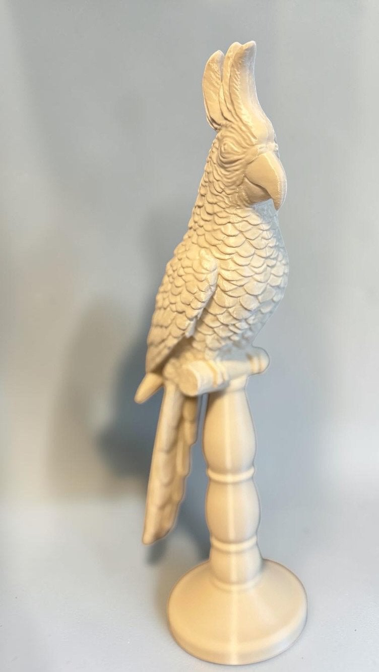 3D geprinte papegaai in ware grote, Ophalen of Verzenden, Nieuw, Dier