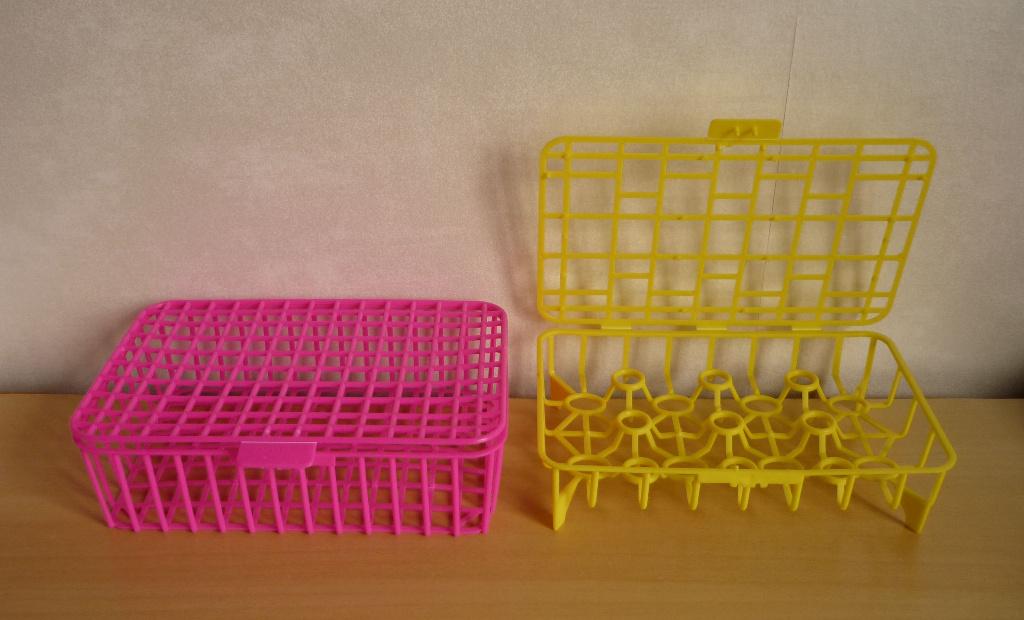 Set van 2 fuchsia gele vaatwasser spenenmand van Babiage, Kinderen en Baby's, Ophalen of Verzenden