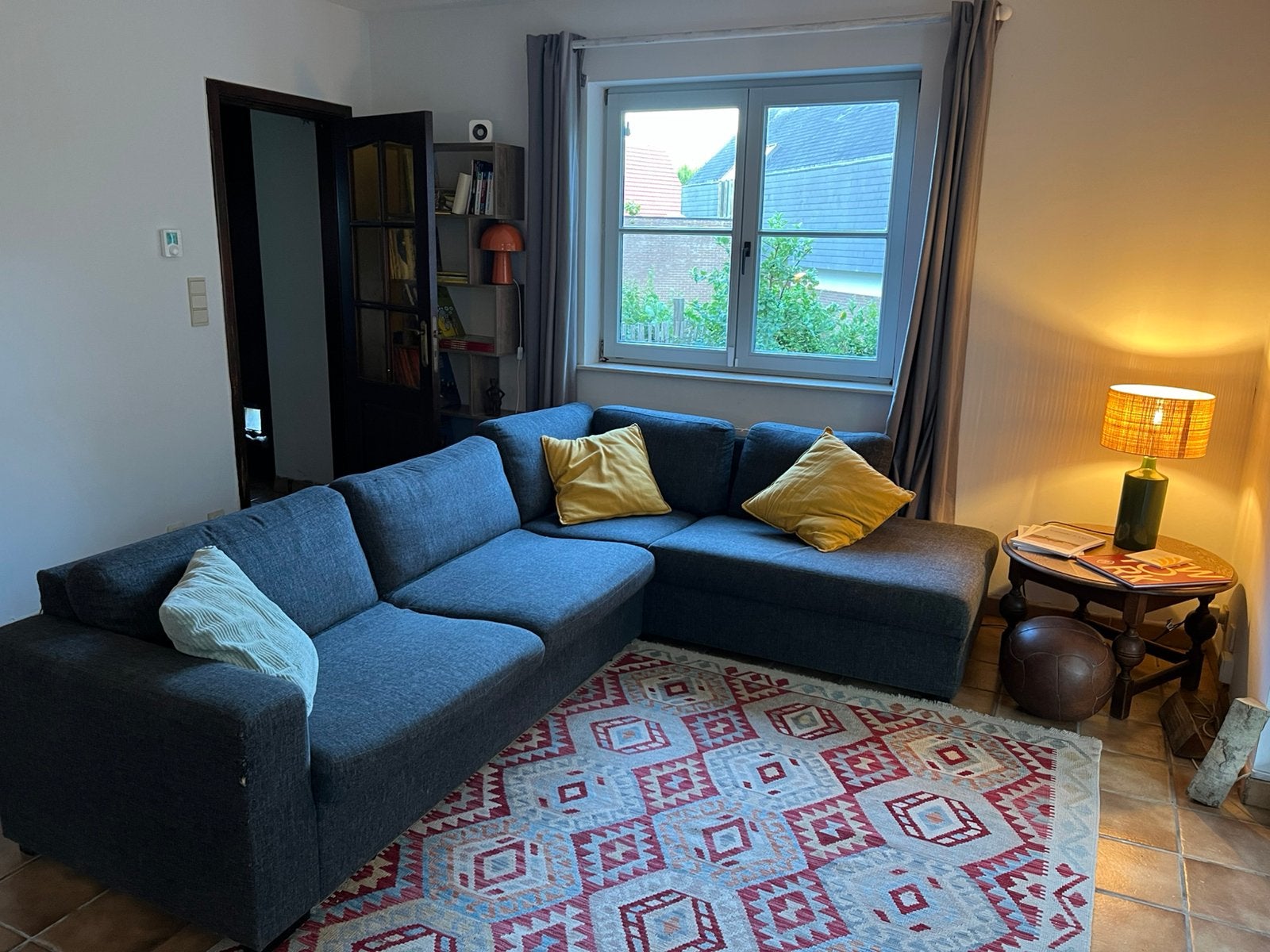 Canapé d'angle à donner., Maison & Meubles, Enlèvement, Utilisé