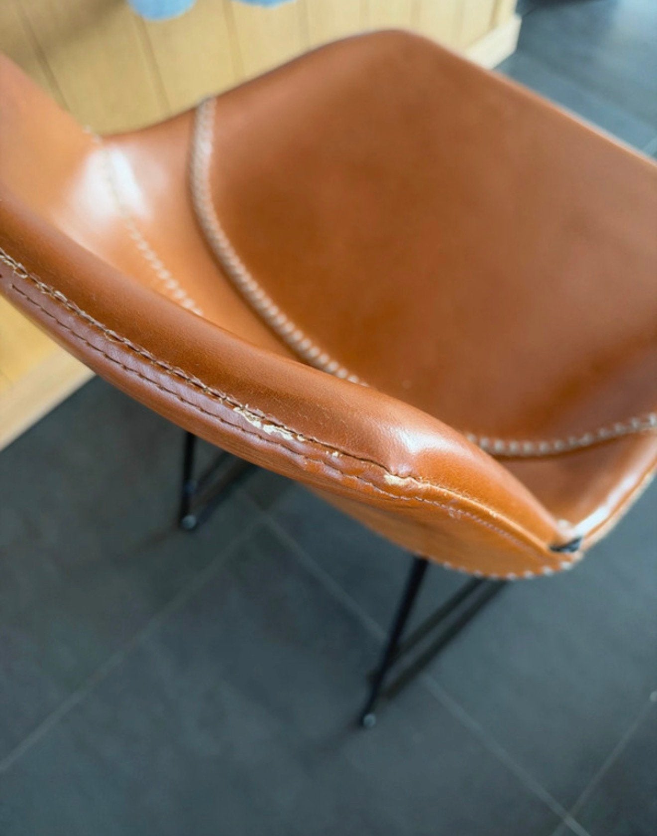 Barstoelen Castle Line, Maison & Meubles, Trois, Enlèvement ou Envoi, Utilisé, Cuir