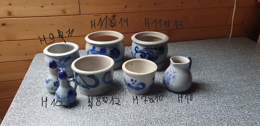 Lotje aardewerk bloempotjes, Ophalen of Verzenden, Gebruikt, Aardewerk