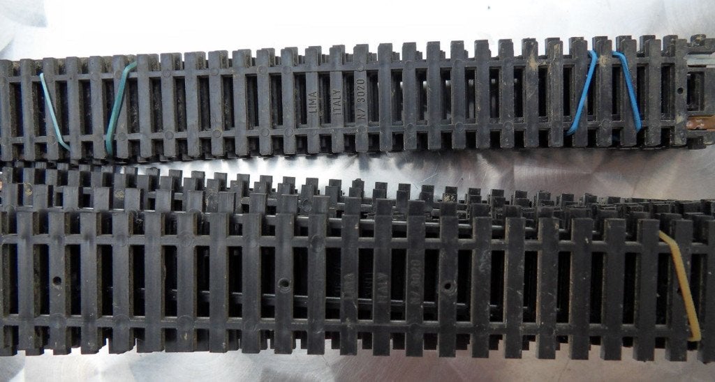 Set rails van LIMA 3020, 3021, 3035., Gebruikt, Verzenden, Gelijkstroom of Wisselstroom, Analoog