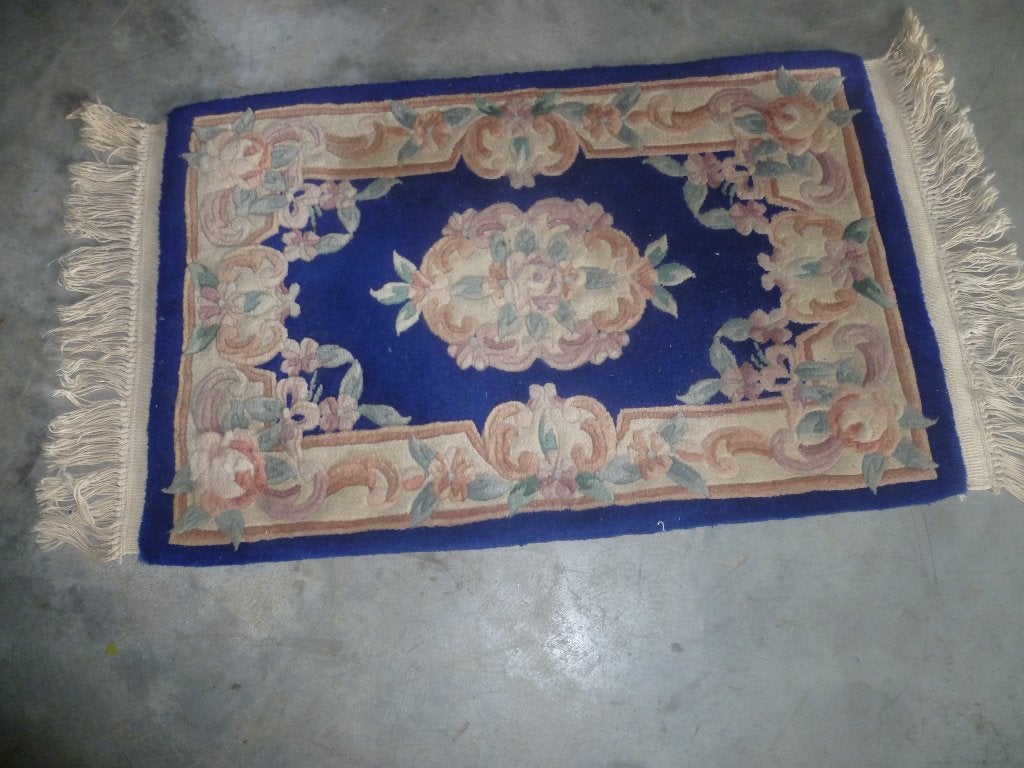 CHINEES TAPIJT GEKNOOPT  115 OP 60 CM, Antiek en Kunst, Ophalen