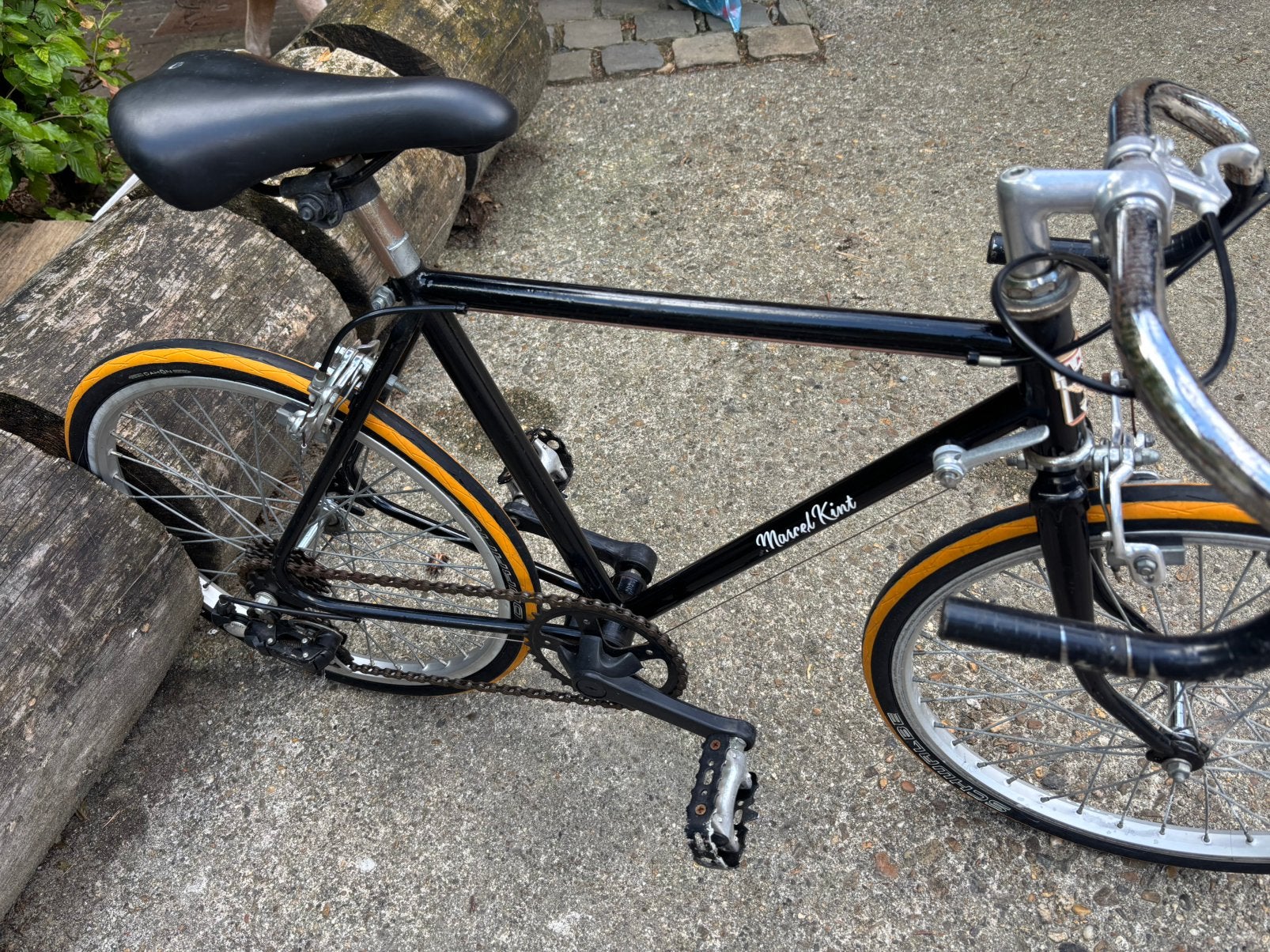 Retro kinderkoersfiets Marcel Kint, Fietsen en Brommers, Ophalen, Zo goed als nieuw, Velgrem, 20 inch of meer