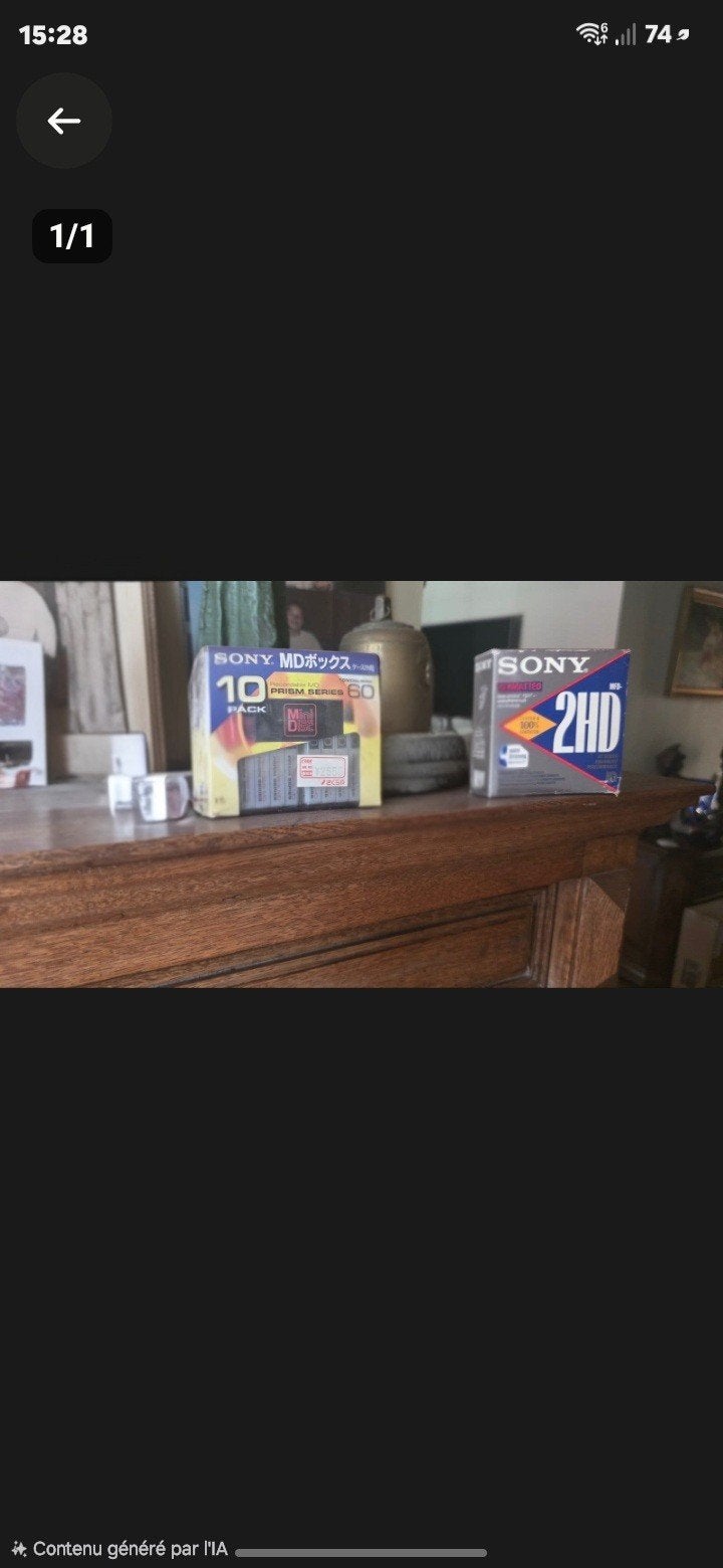 Lot de MiniDiscs Sony Prism / Recordable + Disquettes 3.5" S, Enlèvement ou Envoi, Neuf, dans son emballage