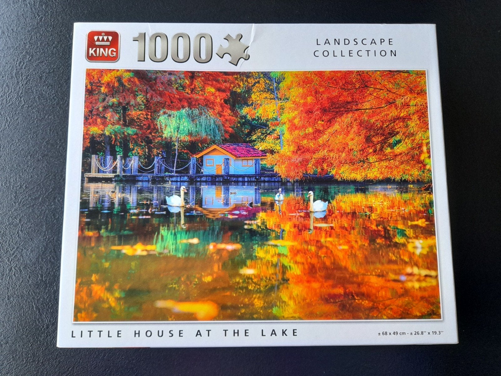 Puzzel King 1000 stuks: little house at the lake, Enlèvement ou Envoi