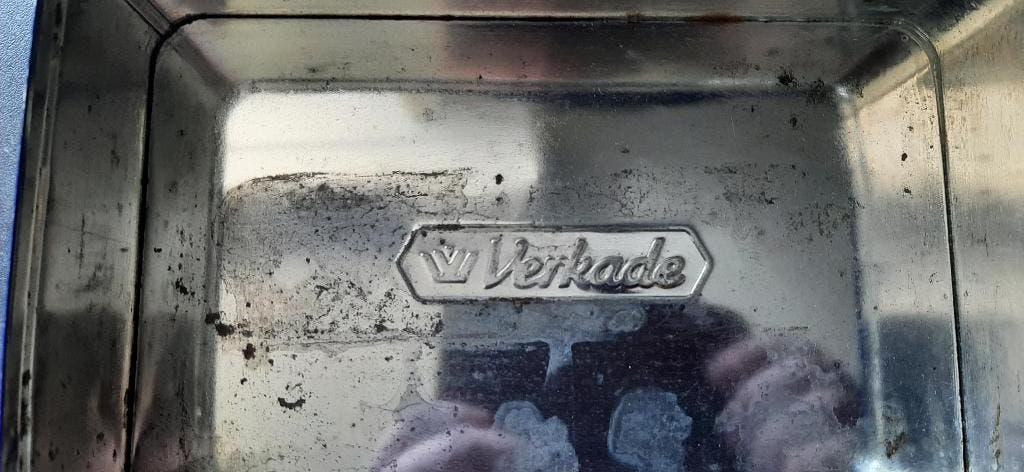 Oude vintage koekjes doos., Verzamelen, Ophalen of Verzenden, Gebruikt, Koek(jes), Verkade