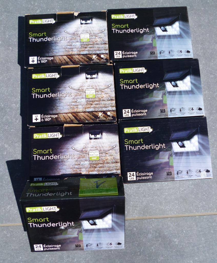 7 Appliques solaire 24 LED  avec capteur, Enlèvement ou Envoi, Utilisé, LED