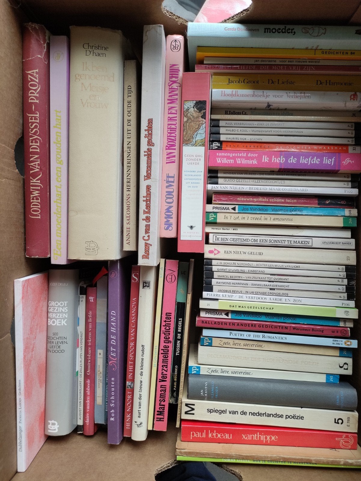 LOTPRIJS : ULTRA KOOPJE ! 60 stuks poëzie en proza, Antiek en Kunst, Ophalen of Verzenden