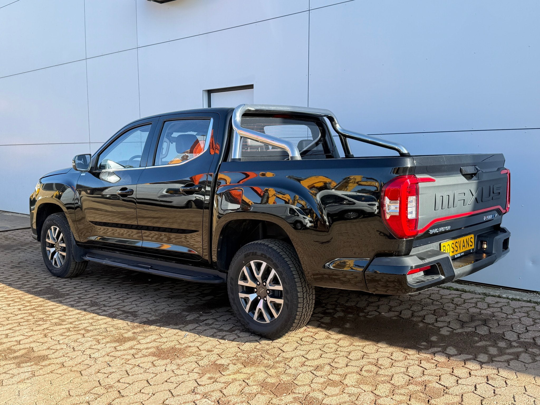 Elektrisch Pickup 471km WLTP 93.4% (SOH) Snelladen LED Clima, Auto's, Automaat, 4 deurs, Overige modellen, Zwart