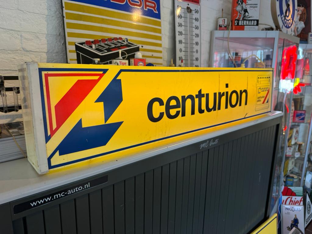 centurion accus reclame lichtbak, Ophalen, Gebruikt, Lichtbak of (neon) lamp
