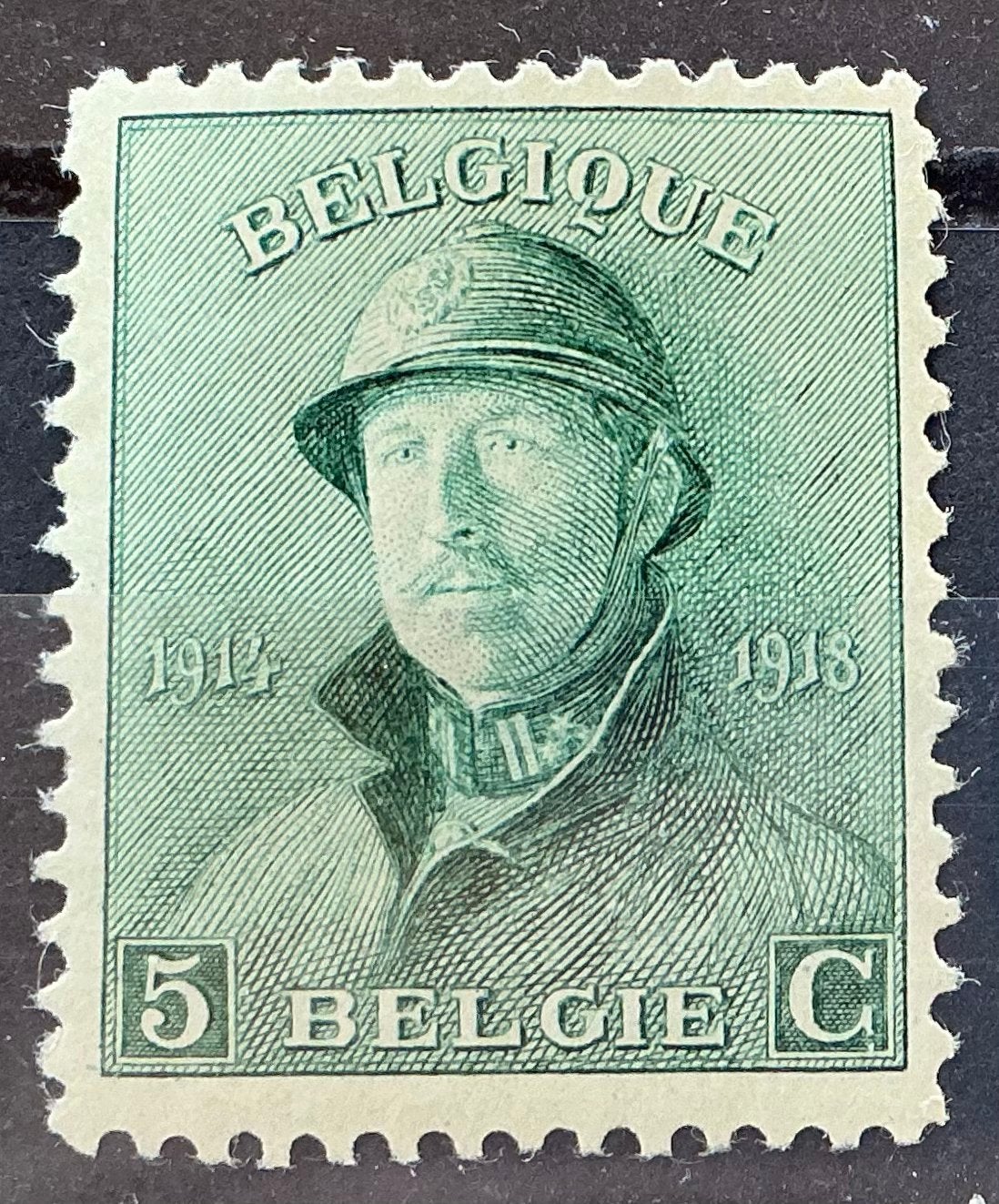 LOT 712. OBP: 167. ALBERT I. HELM. MNH., Postzegels en Munten, Koninklijk huis, Orginele gom, Ophalen of Verzenden, Postfris