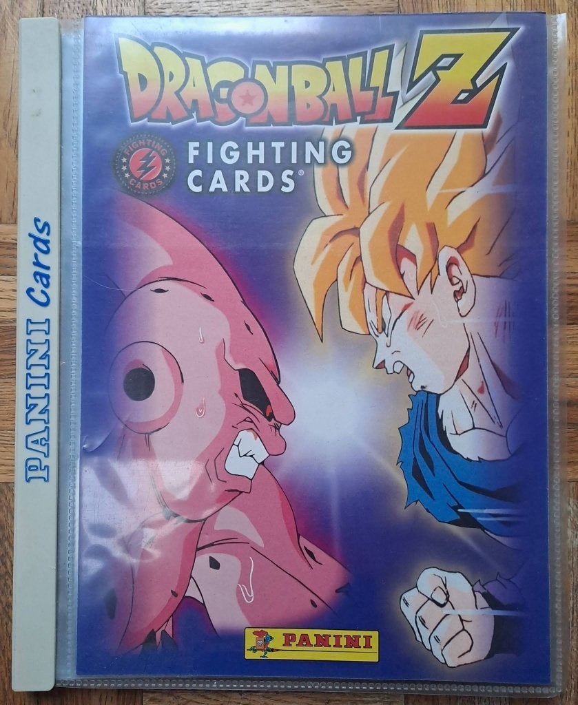 dragon ball z fighting cards panini 1999, Ophalen of Verzenden, Zo goed als nieuw, Meerdere kaarten