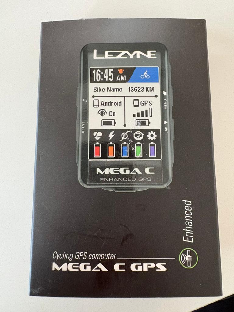 Lezyne Mega C GPS fietscomputer, Fietsen en Brommers, Fietsaccessoires | Fietscomputers, Zo goed als nieuw, GPS, Ophalen
