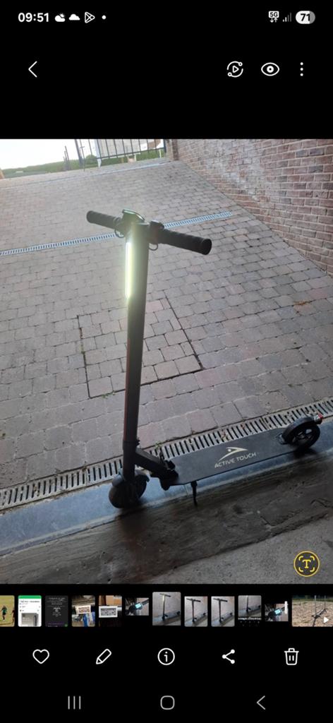 Elektrische step, Ophalen