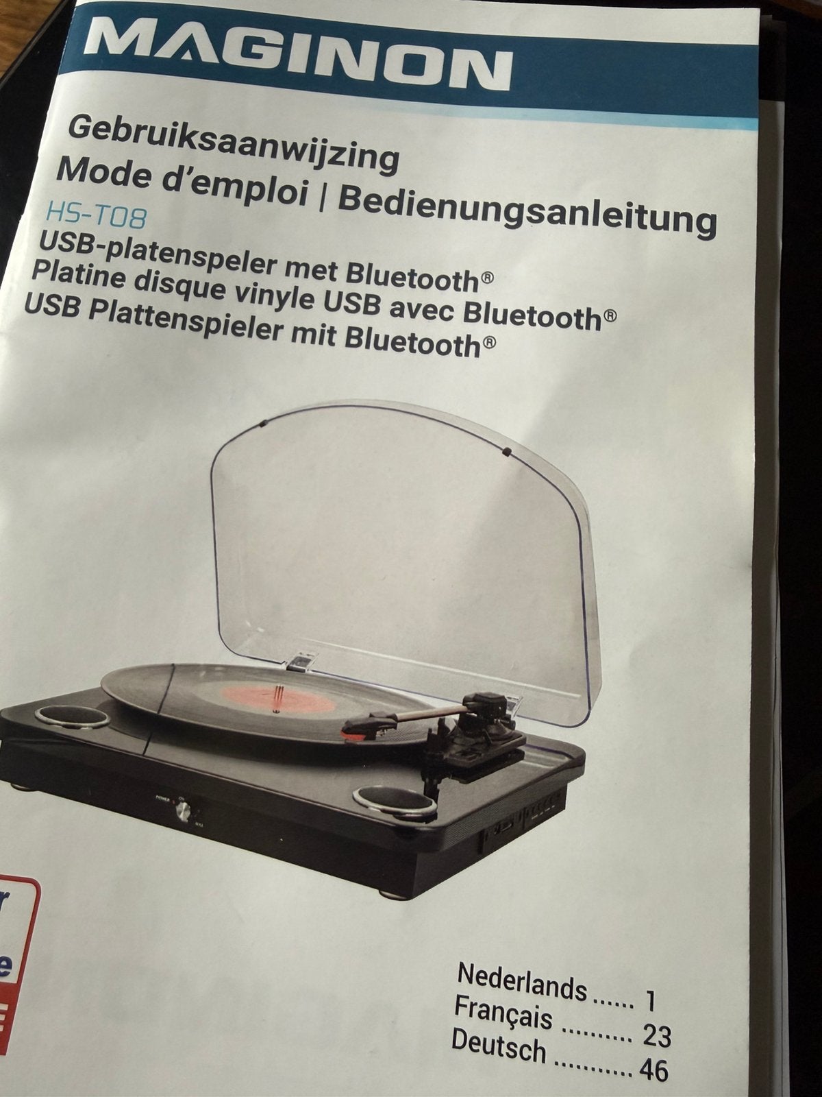 Platenspeler Maginon HS-TO8, Enlèvement, Comme neuf, Tourne-disque