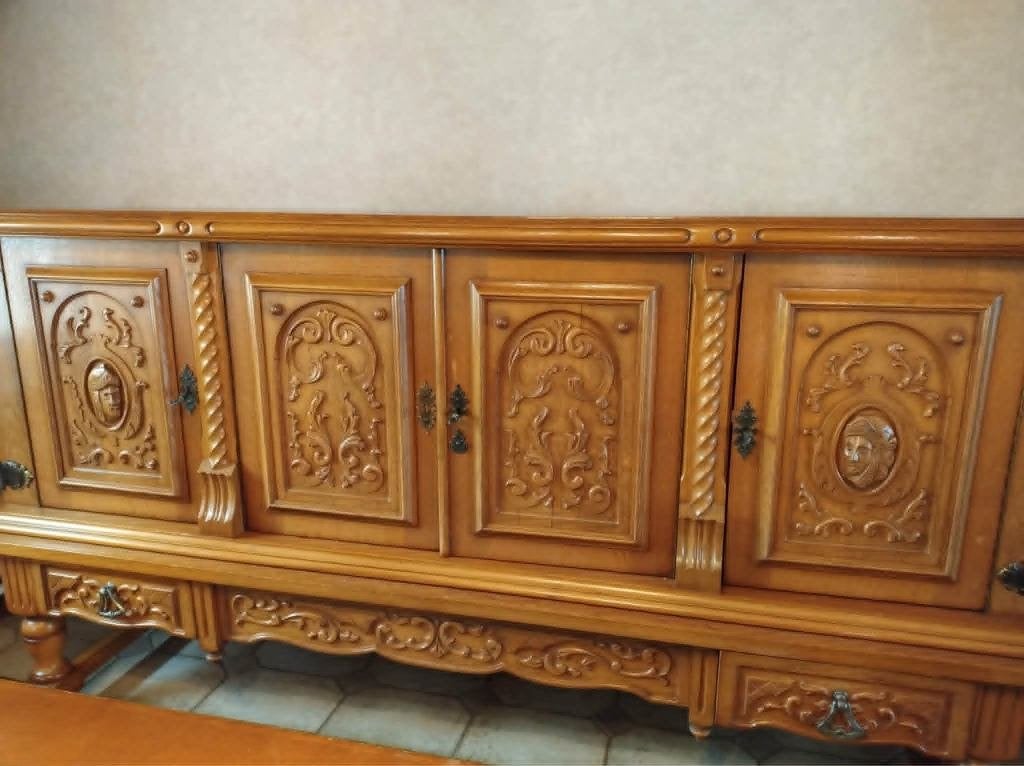 Eetkamer kast, Ophalen, Gebruikt, Eikenhout, Met lade(s)