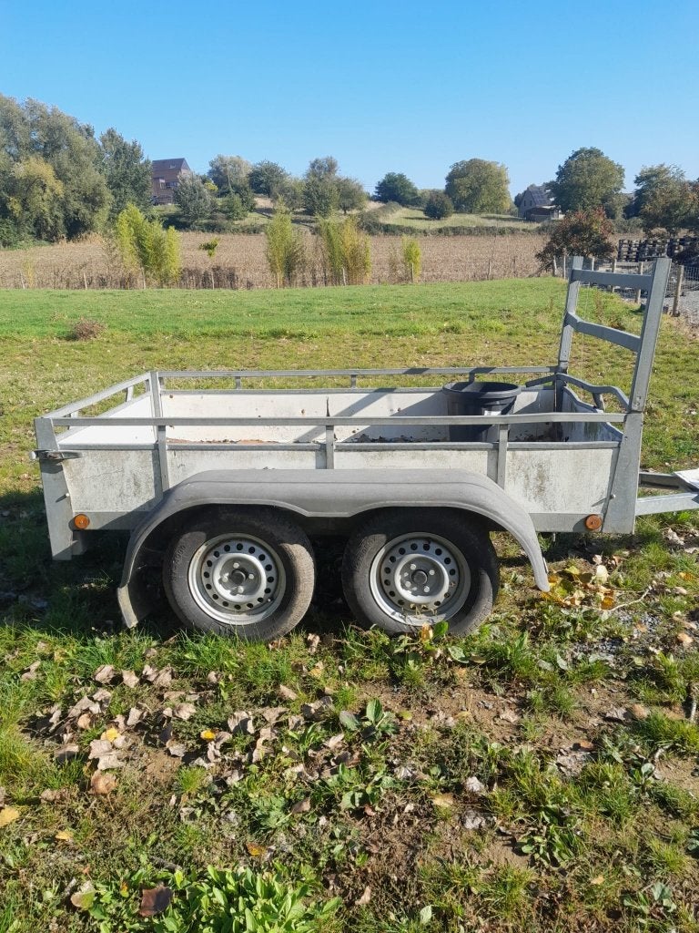 remorque 2 assen met werk, Ophalen, Gebruikt