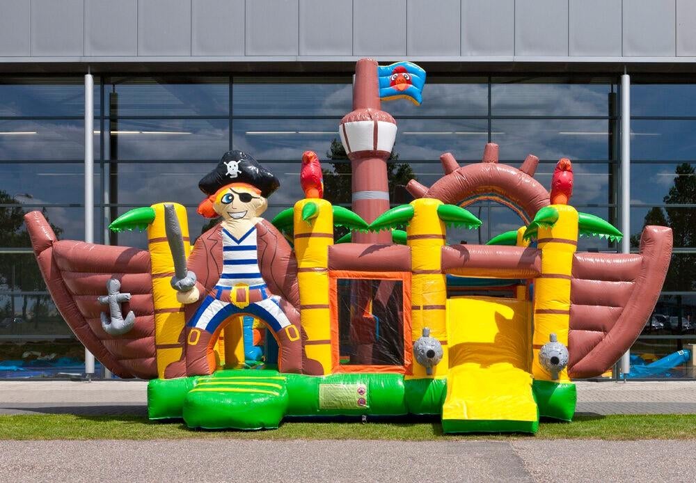 Springkasteel piraat, Ophalen, Zo goed als nieuw