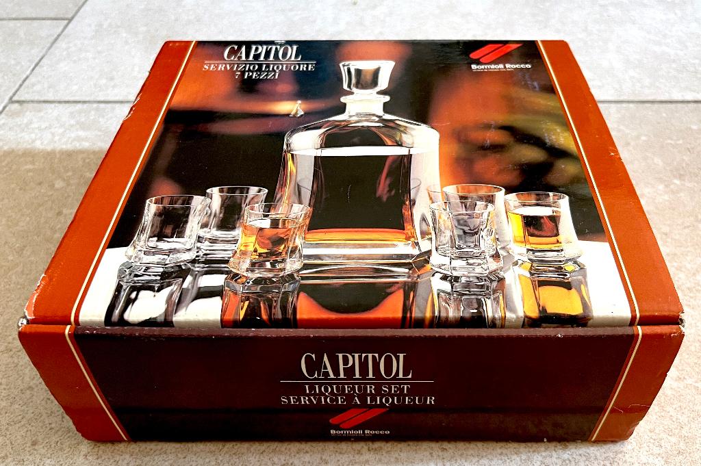 Coffret "SERVICE À LIQUEUR" (Capitol) - 7 PIÈCES /// NEUF, Neuf, Verre ou Verres, Enlèvement ou Envoi, Verre