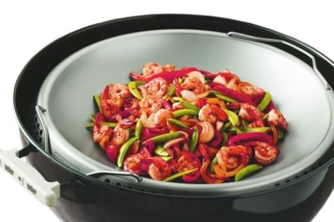 Weber RVS BBQ wokschaal, Ophalen, Nieuw, Weber