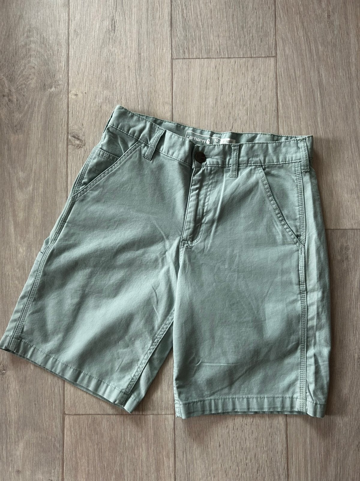 Carhartt Shorts W30 Lichtgroen – Zeer Goede Staat, Kleding | Heren, Ophalen of Verzenden, Zo goed als nieuw