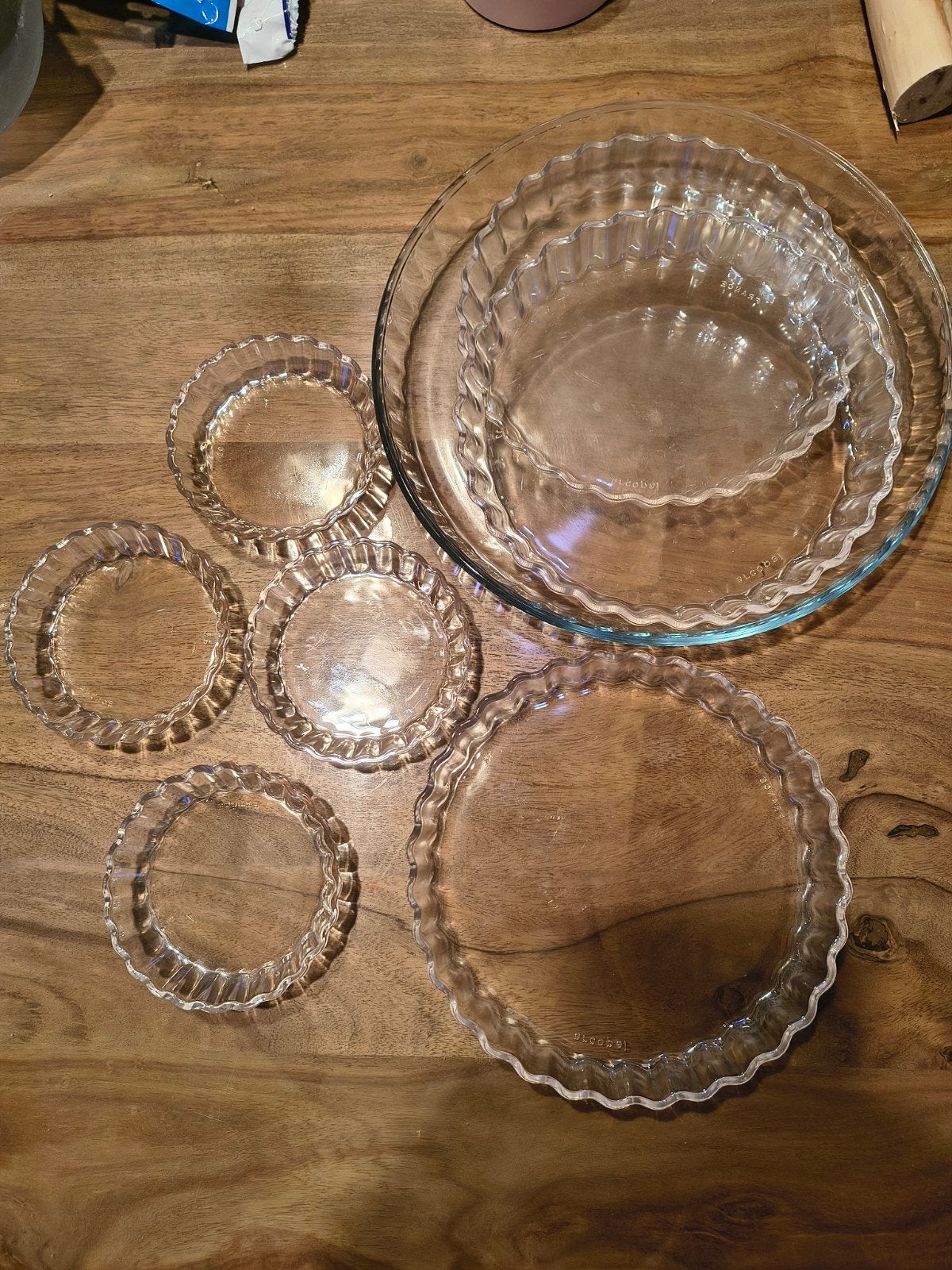 Glazen taartvorm/bakvorm, Ophalen, Nieuw, Glas, Glas of Glazen