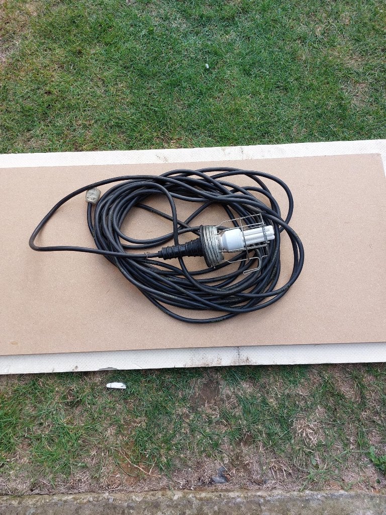 Lampe baladeuse de chantier, Bricolage & Construction, Enlèvement, Utilisé, 50 à 200 watts, Lampe
