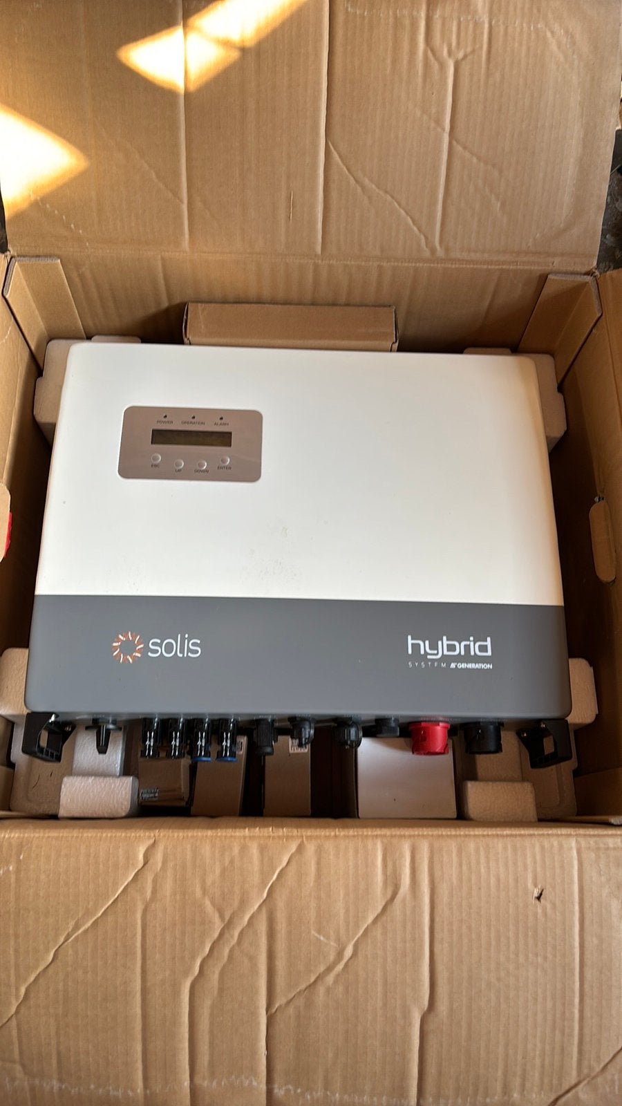 Solis RHI-3P6K-HVES-5G 6kW Driefasige Hybride omvormer, Enlèvement, Neuf