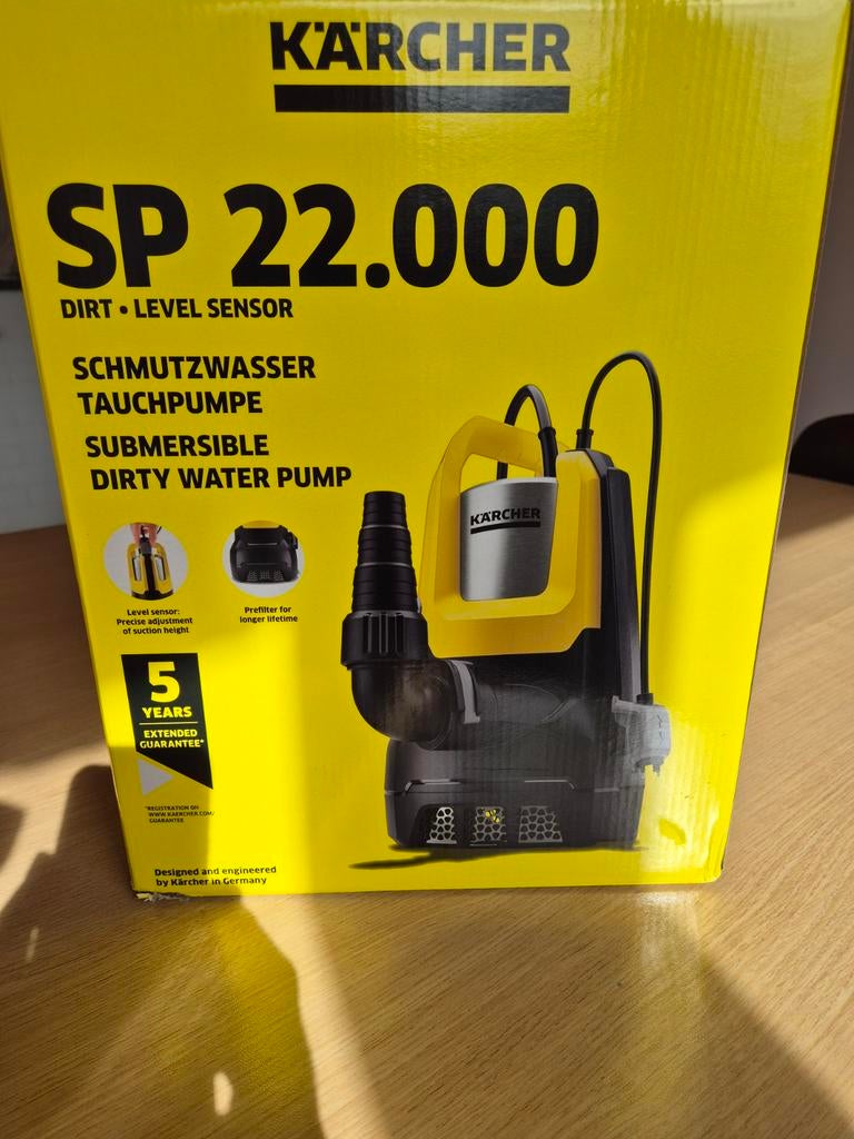 Dompelpomp SP 22.000 karcher Nieuw, Tuin en Terras, Ophalen, Dompelpomp