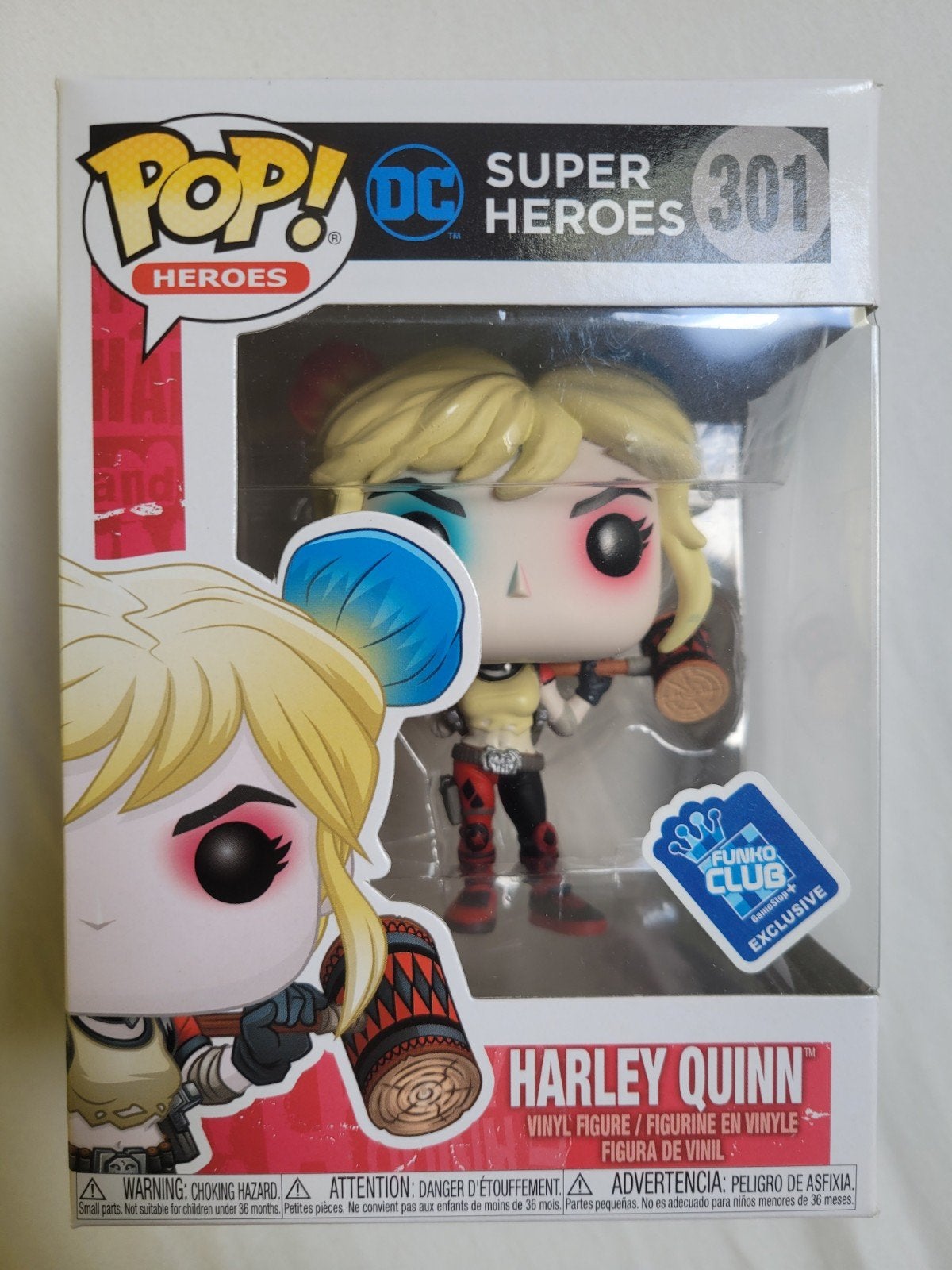 Funko Pop! DC Super Heroes - Harley Quinn with Mallet #301, Ophalen of Verzenden, Nieuw