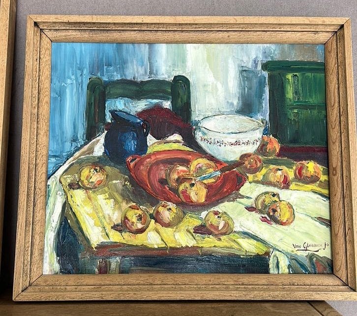 Schilderij - stilleven, Ophalen