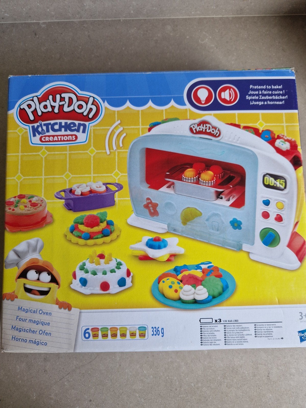 Play Doh oven, Ophalen