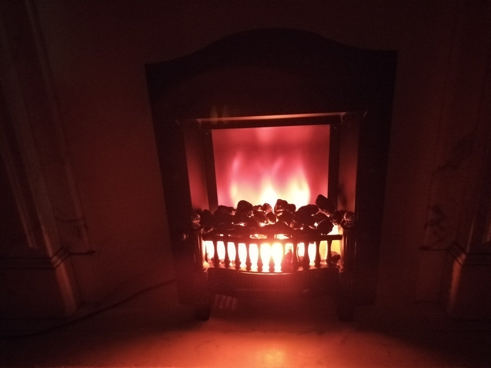 Cheminée décorative + chauffage comme neuf, Maison & Meubles, Cheminées, Enlèvement