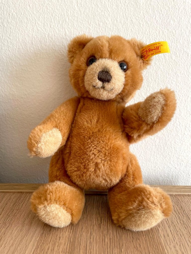 STEIFF TEDDY BEER 20 (PA 4588) Peluche en mohair, Collections, Enlèvement ou Envoi, Utilisé, Steiff