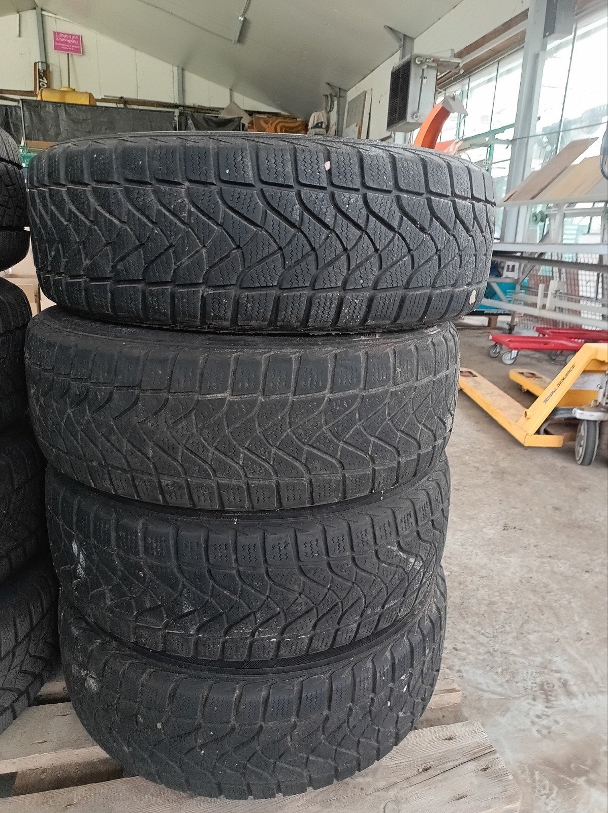 Velgen+winterbanden FIRESTONE 195/60 R16C 99/97T Fiat Doblo, Pneus hiver, Véhicule utilitaire, Enlèvement, Utilisé