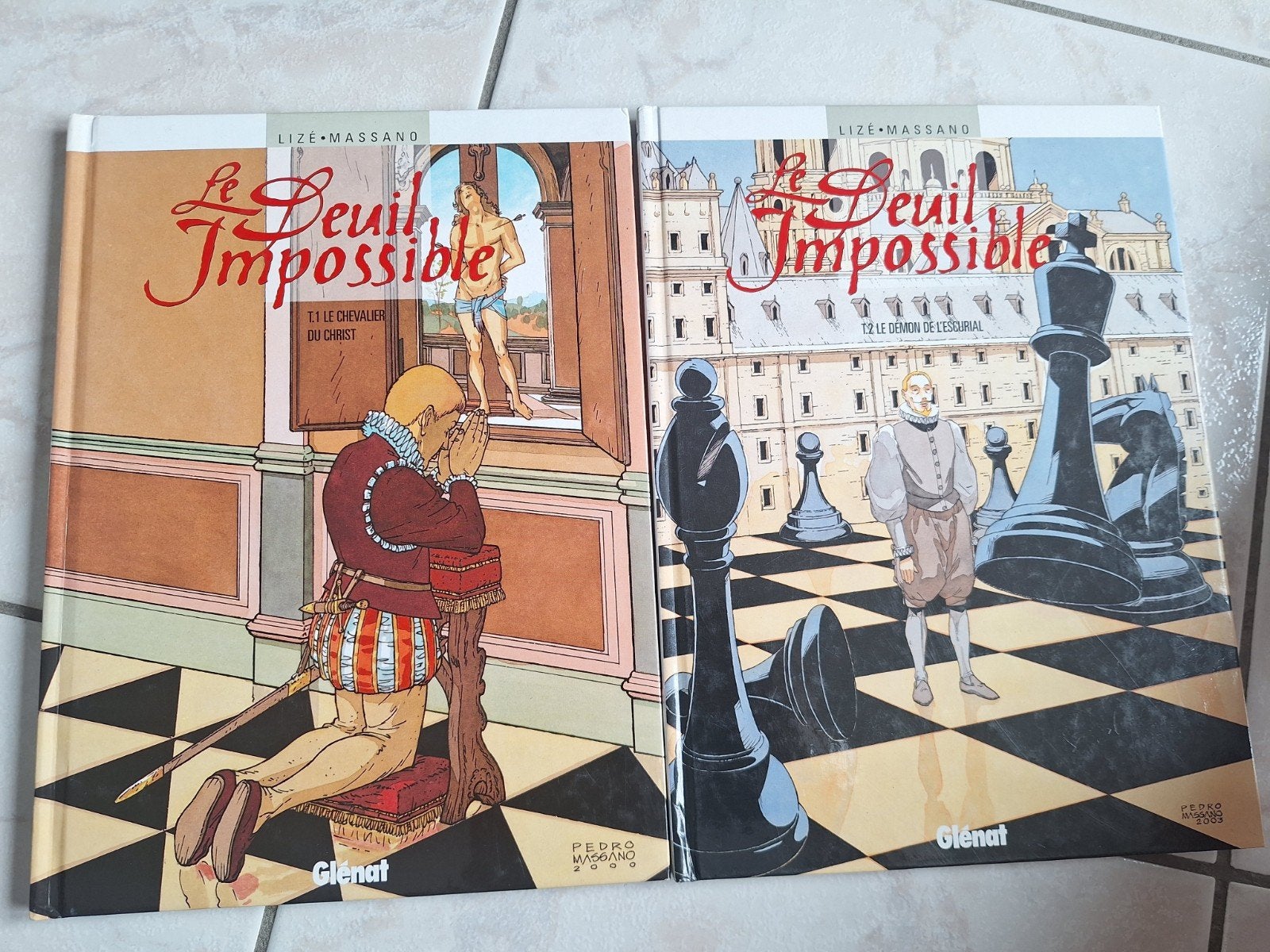 Lot de 2 bd Le Deuil Impossible 1,2 Eo pour 9€, Plusieurs BD, Enlèvement, Comme neuf