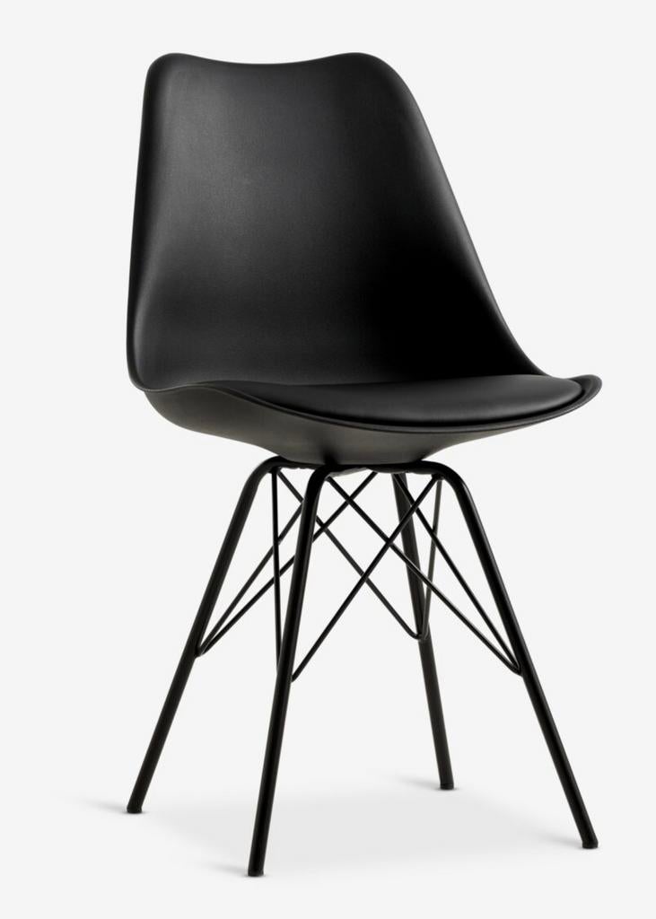 DINING CHAIR (BLASK), Ophalen, Zo goed als nieuw, Eén