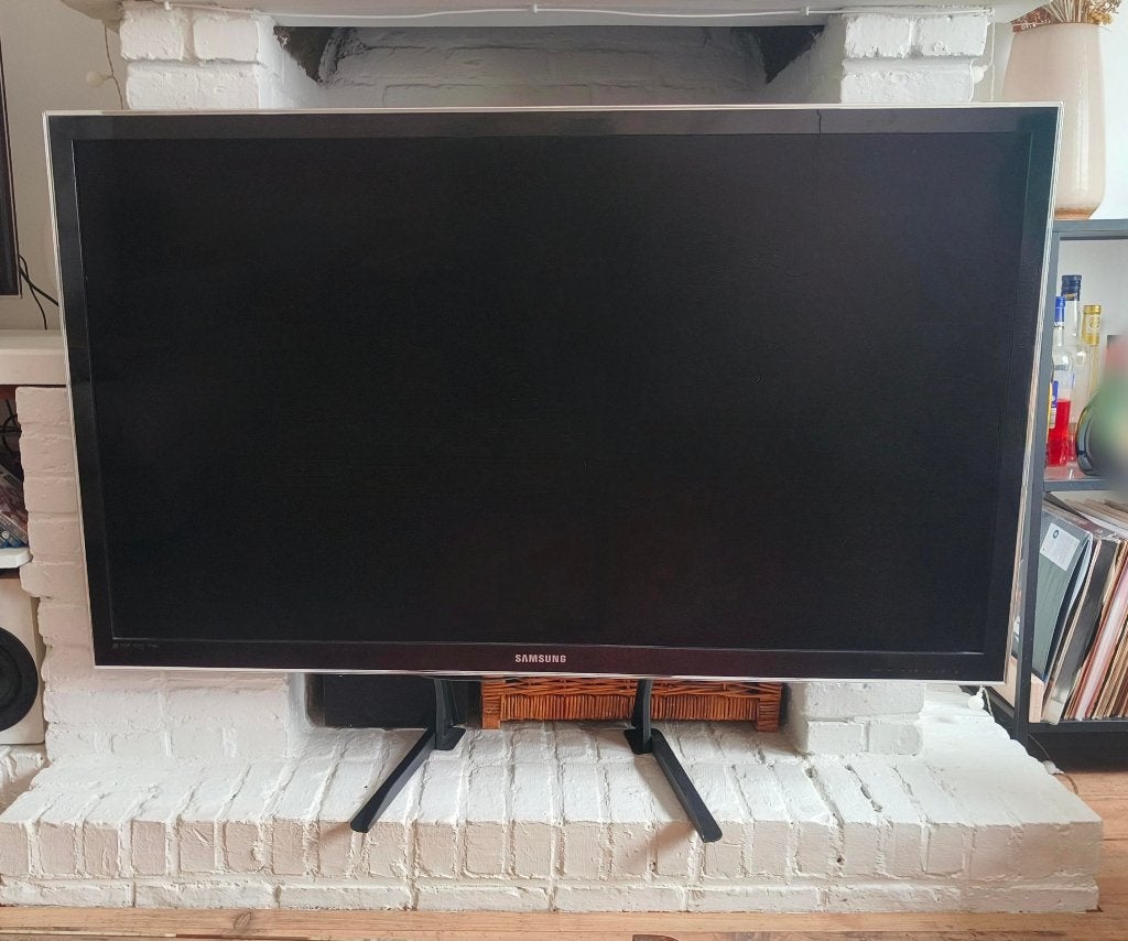 TV Samsung 55 inch  incl. muurbeugel, LCD, Comme neuf, Full HD (1080p), 100 Hz
