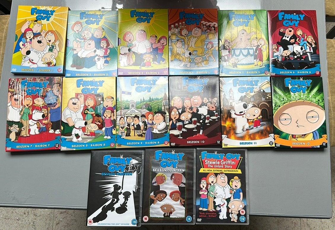 Lot dvd’s Family Guy., CD & DVD, DVD | TV & Séries télévisées, Comédie, Coffret, Comme neuf, Enlèvement