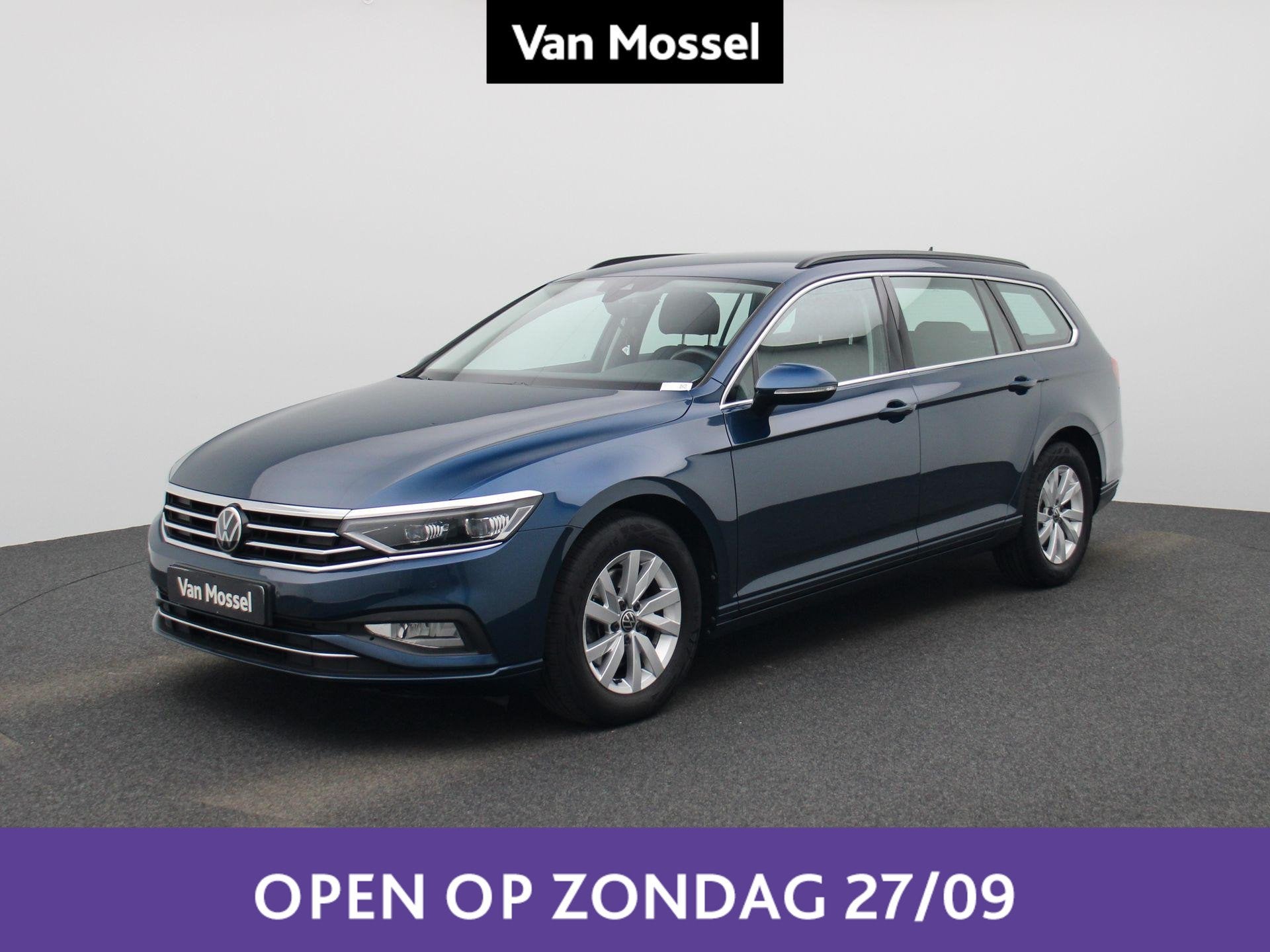Volkswagen Passat Variant 2.0 TDI 90kW DSG Style Business Ap, Auto's, Gebruikt, 4 cilinders, Blauw, 127 g/km
