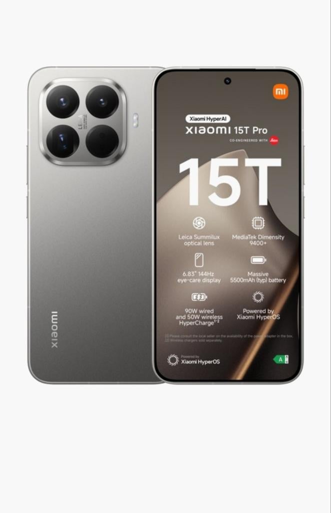 Xiaomi 15tPro 512 Go, nouveau, Neuf, Enlèvement ou Envoi, 6 mégapixels ou plus, Sans abonnement