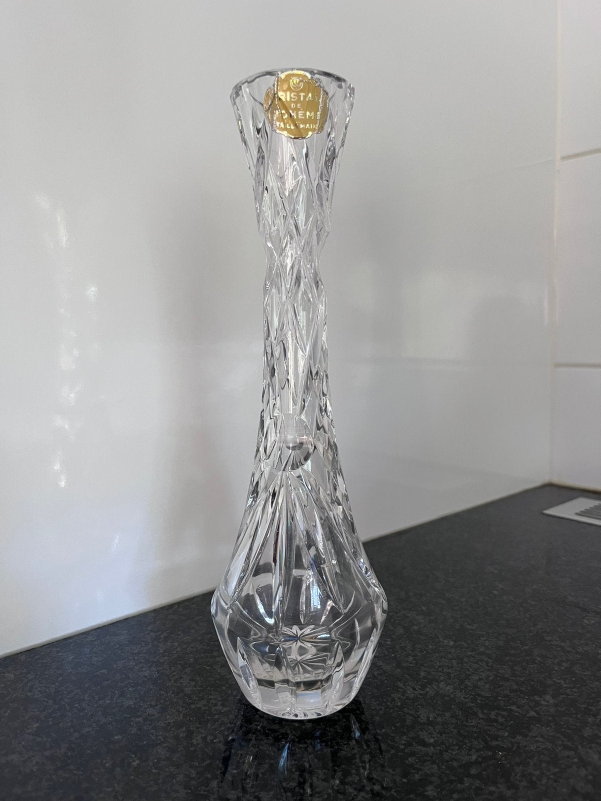 Vase en cristal, Envoi
