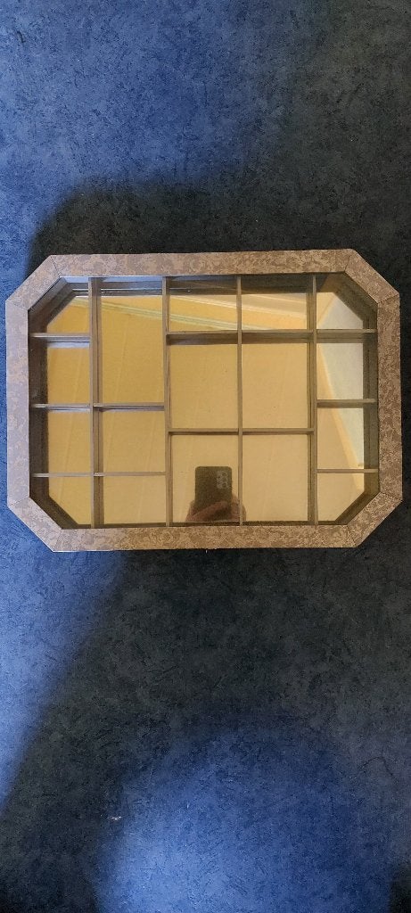 Petite vitrine murale pour miniatures – Fond miroir, Moins de 25 cm, Moins de 100 cm, Comme neuf, Enlèvement