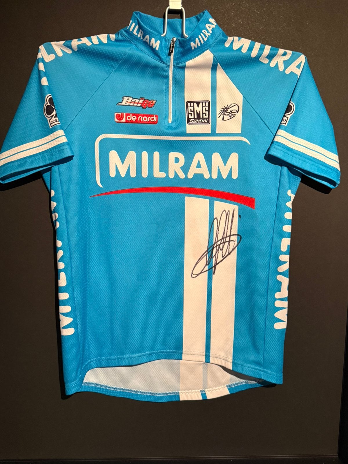 Maillot de cyclisme Milram Pettacchi, Enlèvement ou Envoi, Comme neuf