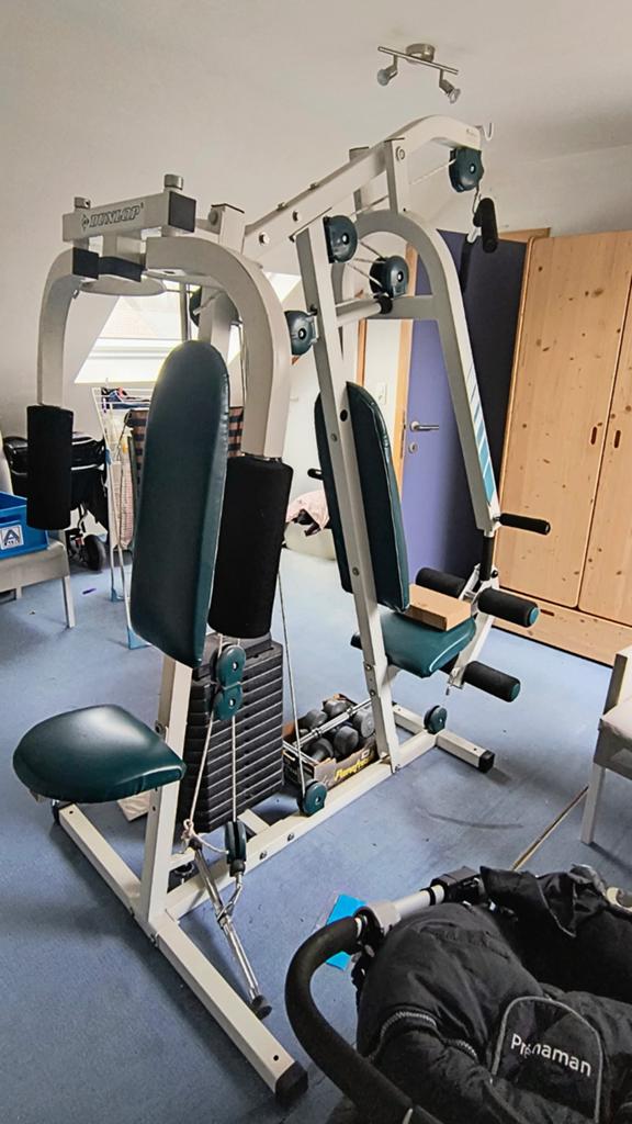 Multifunctioneel fitness toestel in goede staat, Sport en Fitness, Ophalen, Rug