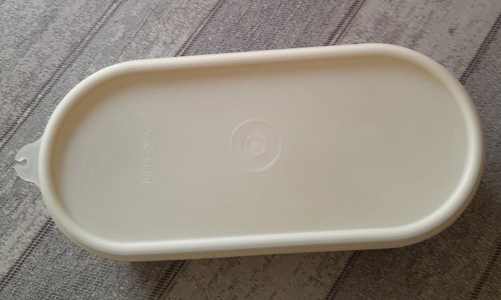 Pot ovale Tupperware, Enlèvement ou Envoi, Boîte de conservation, Comme neuf, Avec couvercle